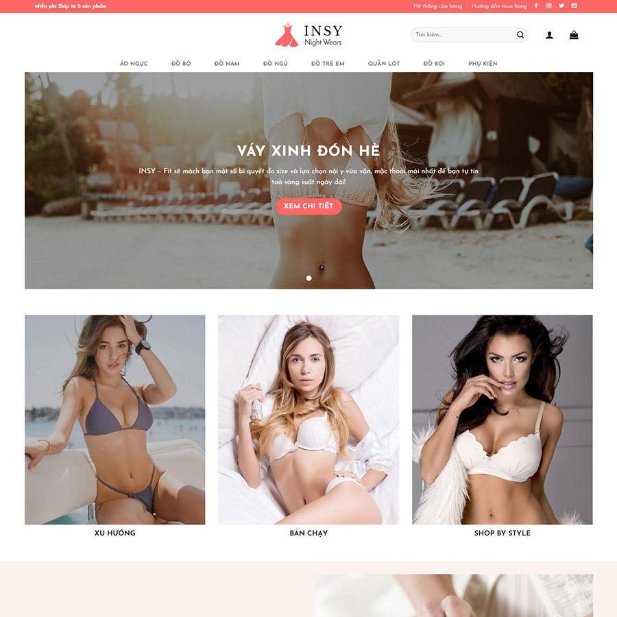 Theme wordpress bán bikini 01