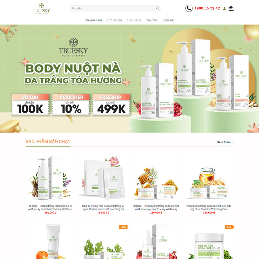 Theme wordpress mỹ phẩm 14