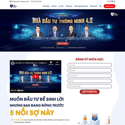 Theme wordpress bán khóa học 04