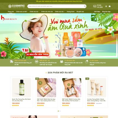 Theme wordpress mỹ phẩm 18