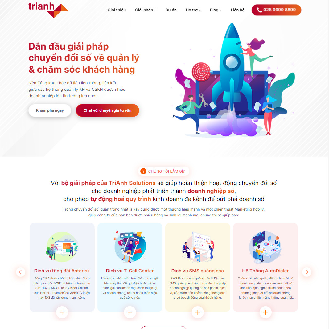 Theme wordpress dịch vụ chuyển đổi số