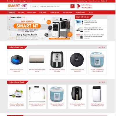 Theme wordpress bán đồ gia dụng 01