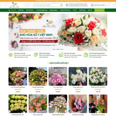 Theme wordpress hoa tươi 03
