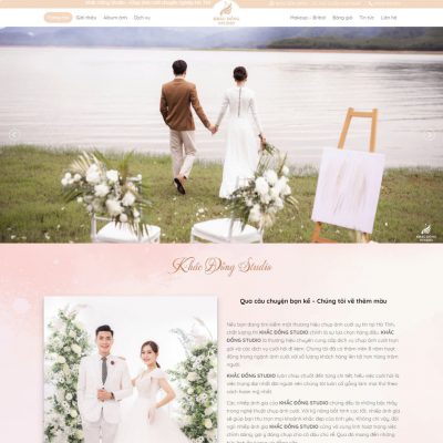 Theme wordpress studio ảnh cưới 04